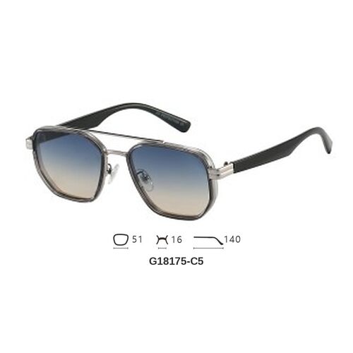Gafa SUNXY Normal Aviador G18175-C5 Plata / Azul degradado