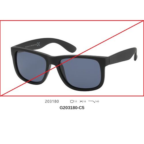 Gafa SUNXY Polarizada Wayfarer G203180-C2 Negro / Negro