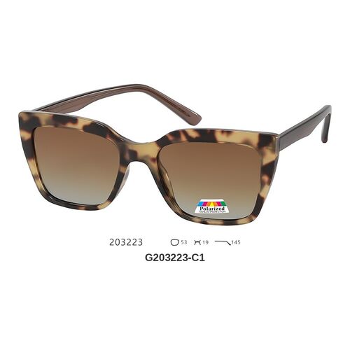 Gafa SUNXY Polarizada Ojo De Gato G203223-C2 Carey / Gris humo
